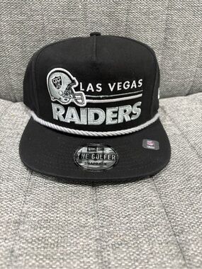 Brand New Las Vegas Raiders New Era The Golfer SnapBack Adjustable Hat